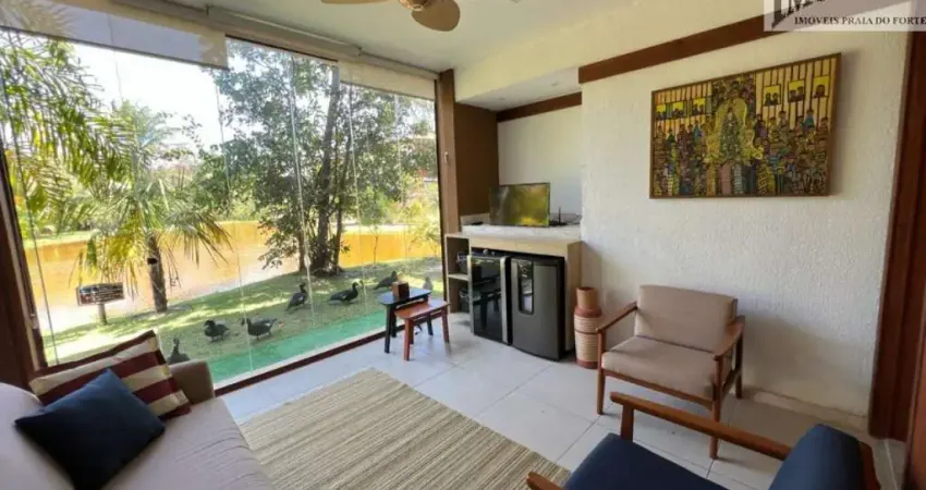 Lindo Apartamento térreo, nascente, 2 Quartos mobiliado e decorado.