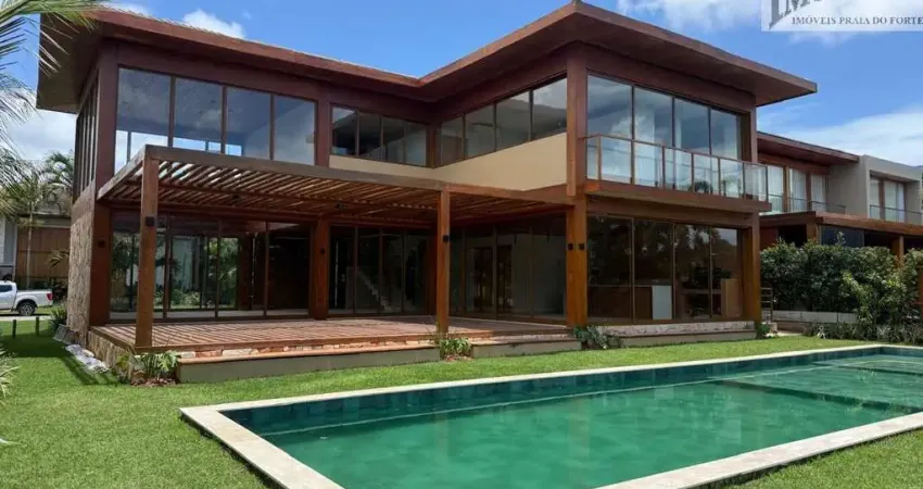 Novíssima mansão 6 suítes no enseada do castelo, praia do forte !