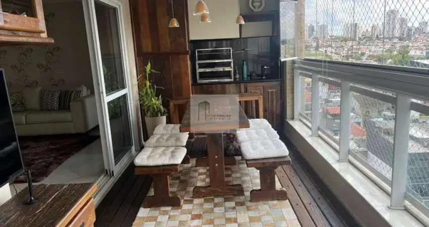 Apartamento 03 suítes com churrasqueira gourmet e 3 vagas na vila mariana/ chácara klabin  -  são paulo