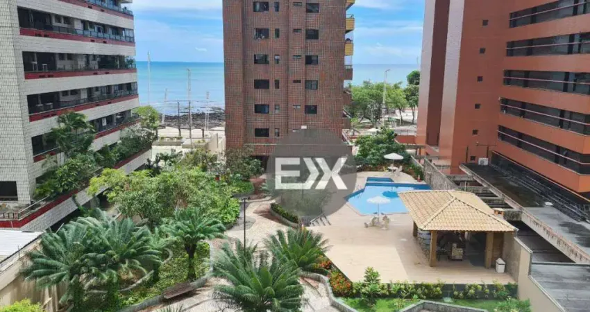 Apartamento Beira Mar com 3 dormitórios à venda, 192 m² por R$ 2.600.000 - Meireles - Fortaleza/CE