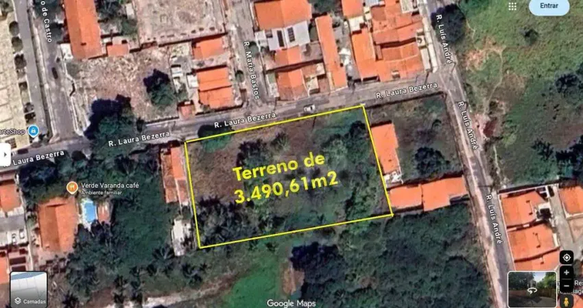 Terreno à venda, 3490 m² por r$ 1.200.000,00 - lagoa redonda - fortaleza/ce
