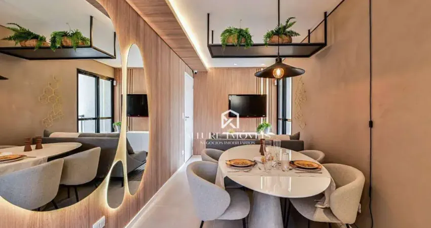 Apartamento com 2 dormitórios à venda, 41 m² a partir de r$ 283.000 - terra brasilis - são josé dos campos/sp