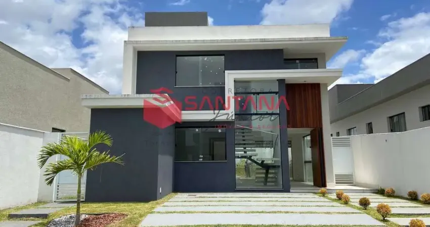 Casa em condomínio fechado com 4 quartos à venda na Rodovia da BA-531 - Via Abrantes - Cascalheira, S/N, Limoeiro, Camaçari