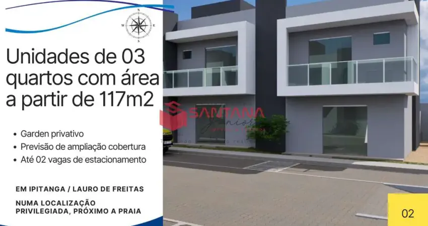 Casa em condomínio fechado com 3 quartos à venda na Rua Paulo dos Santos Ferreira, 518, Ipitanga, Lauro de Freitas