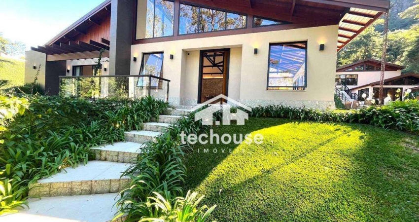 Casa Alto Padrão com 5 dormitórios à venda, 498 m² por R$ 4.980.000 - Carlos Guinle - Teresópolis/RJ