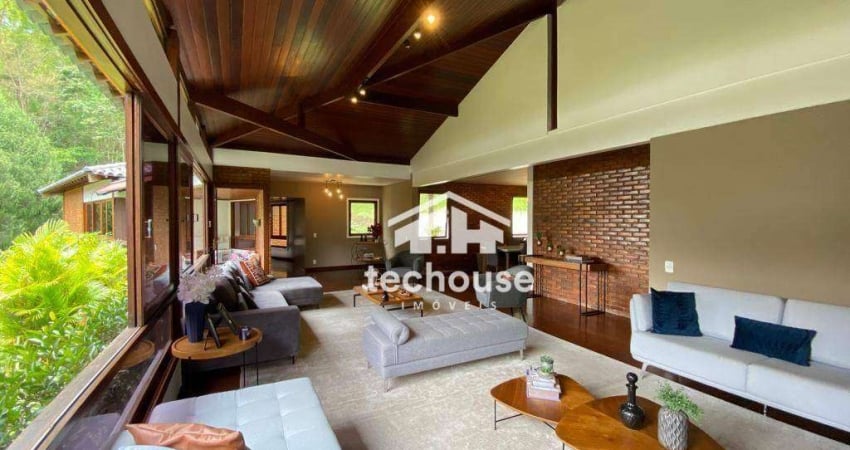 Casa com 5 dormitórios, 574 m² - venda por R$ 3.500.000,00 ou aluguel por R$ 14.671,00/mês - Quebra Frascos - Teresópolis/RJ