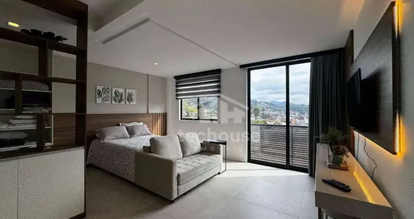 Loft com 1 dormitório, 42 m² - venda por r$ 390.000,00 ou aluguel por r$ 2.299,00/mês - alto - teresópolis/rj
