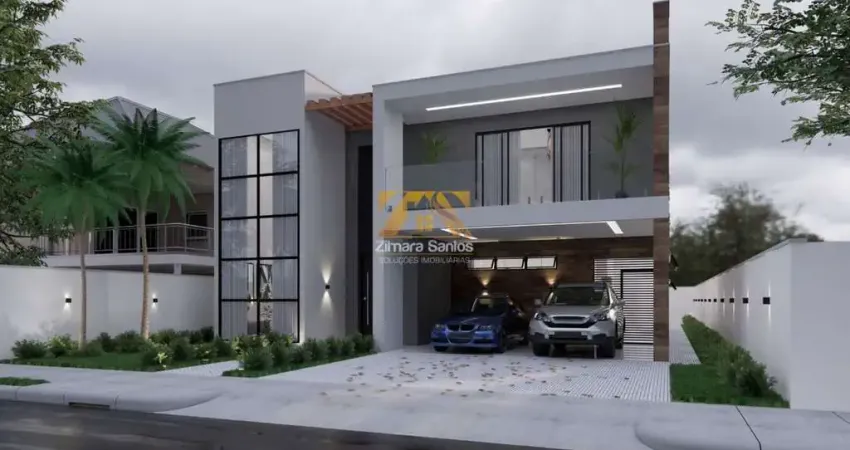 Sobrado alto padrão com 4 suítes - 356 m² - residencial mirante do lago - próximo á faculdade ulbra - palmas/to