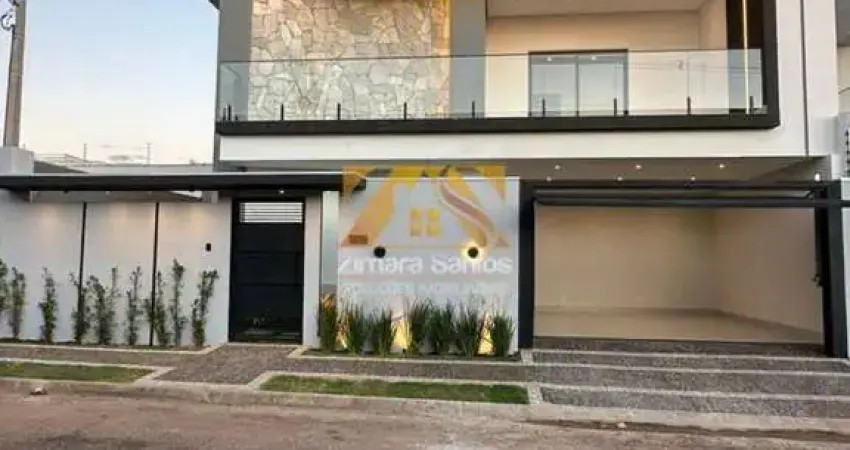 Sobrado alto padrão, com 4 suítes, 219 m² - 505 sul (arso 52) - próximo ao hospital jorge saad - palmas/to