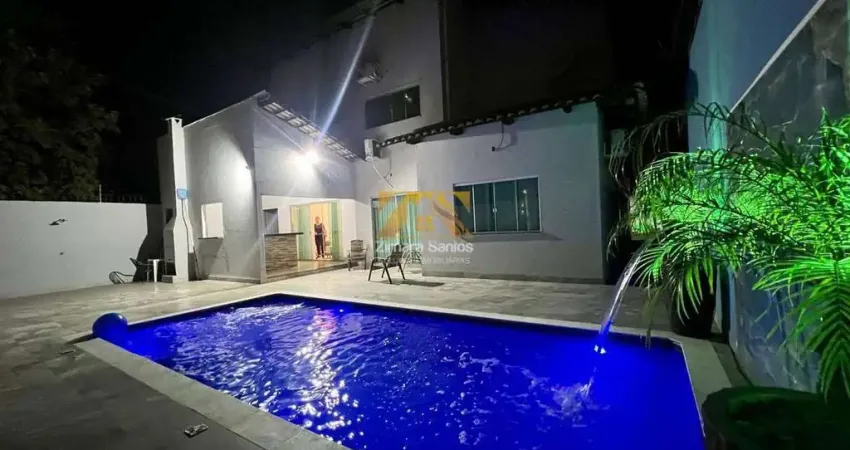 Casa Alto Padrão 4/4 com 2 Suítes, 370 m² na 105 norte (Arno 12) - Próxima ao Capim Dourado Shopping - Palmas/TO