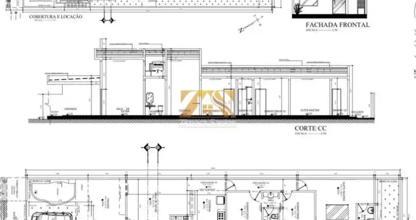Casa 3/4, sendo 1 suíte, 103,5 m² - 505 sul (arne 64)-próximo á panificadora real- palmas/to