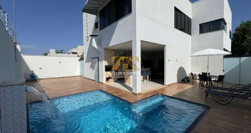 Sobrado alto padrão 4/4, com 3 suítes, 379 m² -205 norte (arno 22) - condomínio privillege -próximo ao shopping capim dourado-palmas -to