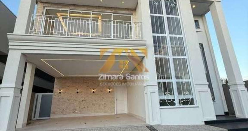 Sobrado Neoclássico  com 4 suítes - 334 m² no Condomínio  Alphaville 2 - 109 Sul (ARSO 14) - Quadra Nobre de Palmas/TO