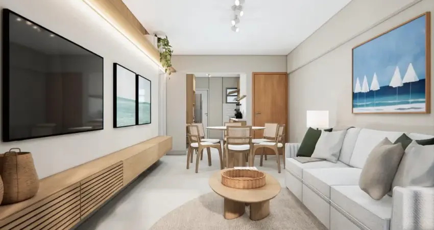 Apartamento reformado na quadra da praia — entrega em dez/2025