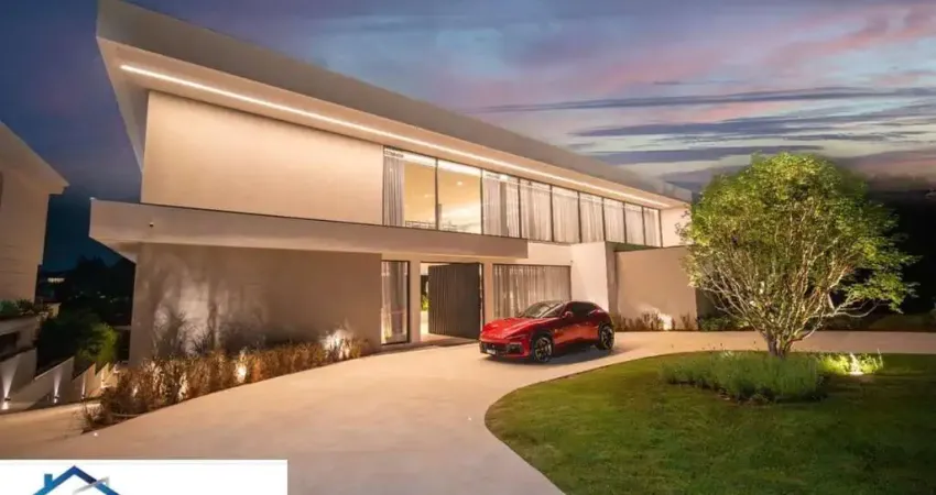 Casa de luxo em condomínio no Tamboré, Santana de Parnaíba-SP: 9 quartos, 9 suítes, 3 salas, 12 banheiros, 11 vagas, 1.945m².