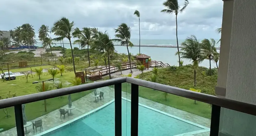 Apartamento com 56 m² 2 quartos sendo 1 suíte 2 vagas na Beira mar de Muro Alto (piscina naturais)