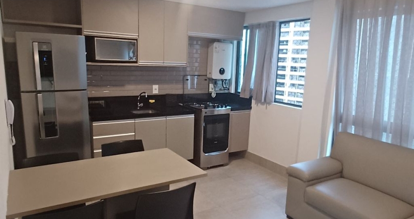 Apartamento com 47 m² mobiliado com 2 quartos sendo 1 suíte perto do Mar em Boa Viagem