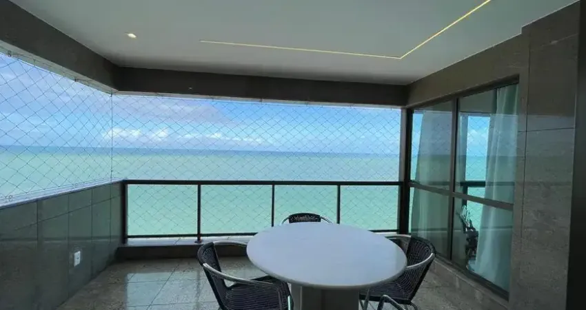Apartamento com 195 m² 4 quartos sendo 2 suítes e 3 vagas na Av Boa Viagem a Beira Mar Recife-PE