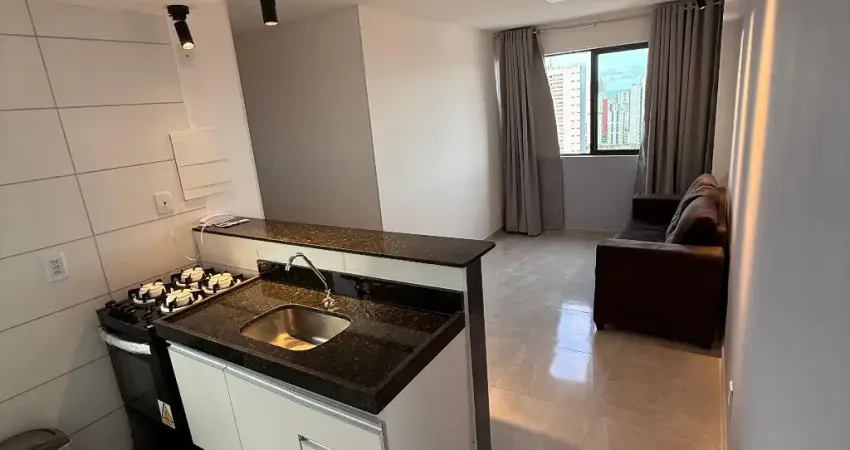 VENDA – 2 QUARTOS SEMI-MOBILIADO NO GOLDEN BEACH EM BOA VIAGEM COM LAZER COMPLETO