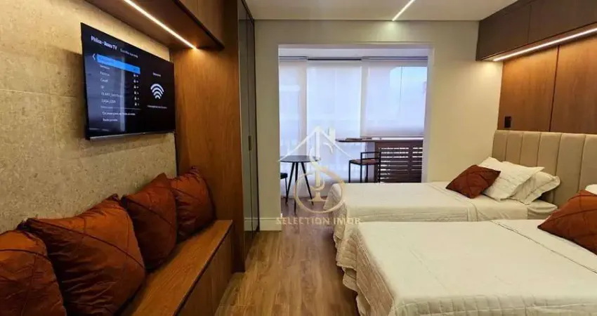 Apartamento com 1 dormitório para alugar, 25 m² por R$ 4.486/mês - Campo Belo - São Paulo/SP Acesso aos principais pontos da Zona Sul de São Paulo: