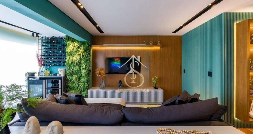 Apartamento com 2 dormitórios à venda, 87 m² por R$ 1.100.000 - Portal do Morumbi - São Paulo/SP está totalmente mobiliado