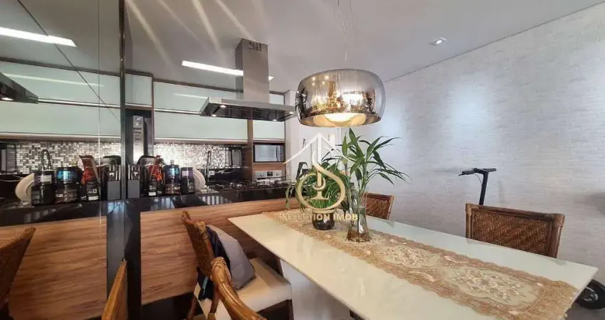 Este lindo apartamento com 2 suítes, 2 vagas de garagem e uma decoração impecável é simplesmente apaixonante
