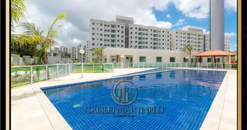 Spazio salvador norte - 2/4 com varanda - andar alto - vista livre