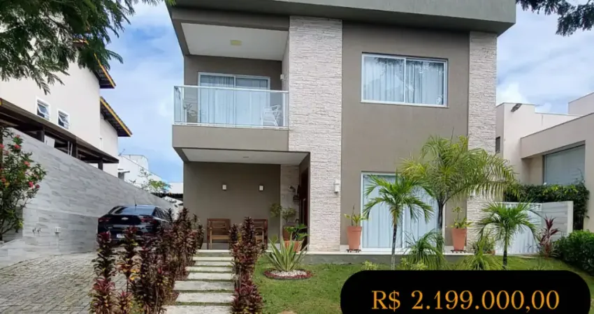 Casa em condomínio fechado com 4 quartos à venda na Rodovia BA-099 - Estrada do Côco, Vilas de Abrantes, Camaçari