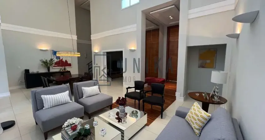 Casa térrea de luxo com 4 quartos, 4 suítes e 6 vagas no Loteamento Residencial Barão do Café - Campinas-SP