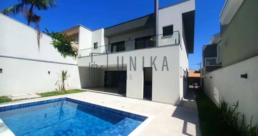 Luxuosa casa em condomínio no swiss park, campinas-sp: 4 quartos, 4 suítes, 3 salas, 6 banheiros, 4 vagas, 270m².