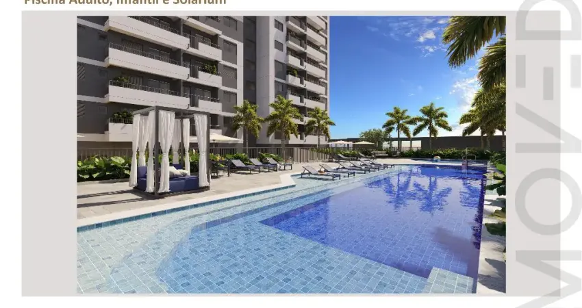 Apartamentos de 2 e 3 dorms., a partir de R$ 8.900 o m², com lazer completo e localizado em frente à sede do Bradesco na Cidade de Deus