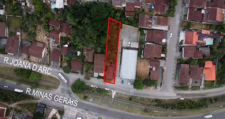 Terreno à venda na R. Joana d`Arc, 2042, Nova Brasília, Joinville