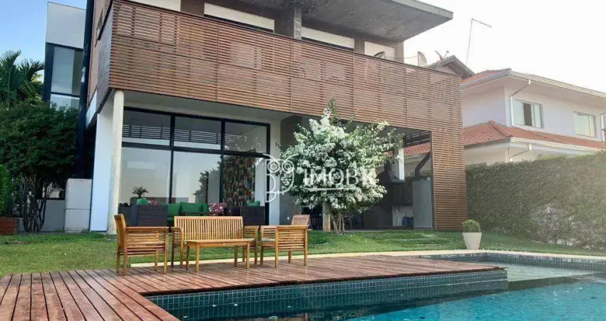 Casa com 3 suítes, 420 m² por r$ 5.000.000 - loteamento reserva da serra - jundiaí/sp