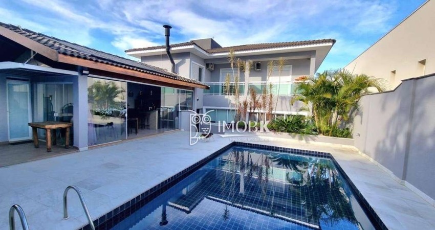 Lindíssima casa com 4 suítes à venda, 405 m² por R$ 3.200.000 - Loteamento Reserva da Serra - Jundiaí/SP
