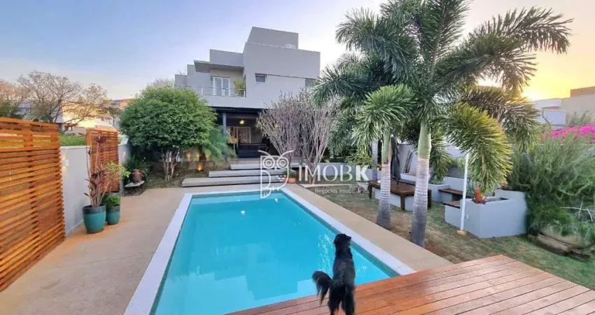 Maravilhosa casa com 4 dormitórios à venda, 330 m² por r$ 3.100.000 - loteamento reserva da serra - jundiaí/sp