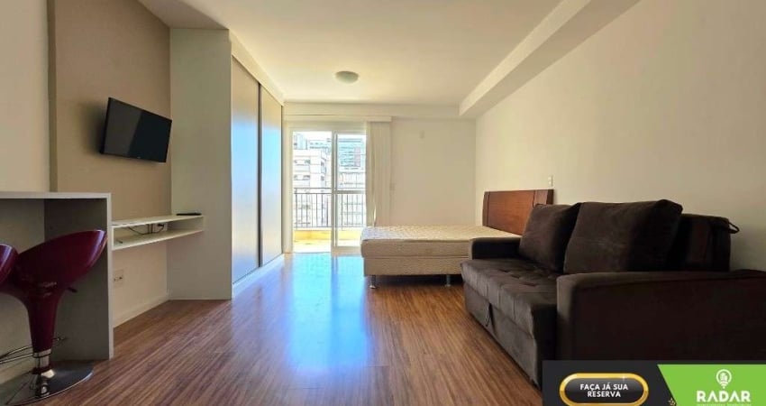 Apartamento mobiliado, COM AMPLA SACADA, Edifício HUB HOME