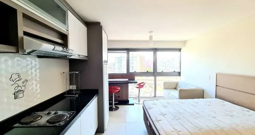 Apartamento bem mobiliado, com maquina de lavar e ar condicionado, 12º andar. ed. seventh