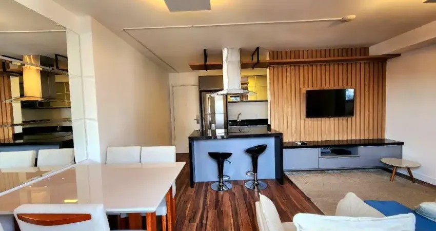 Apartamento 2 quartos (suite), bem mobiliado e com serviços HOTELEIROS, edifício THE FIVE. COm garagem