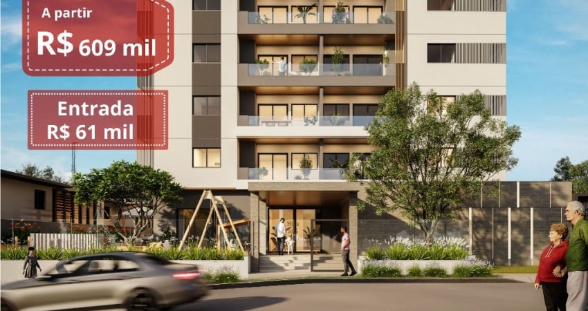 Apartamento na Planta Barreiros - Entrada de apenas R$ 61 mil e parcelas R$ 1.785,00