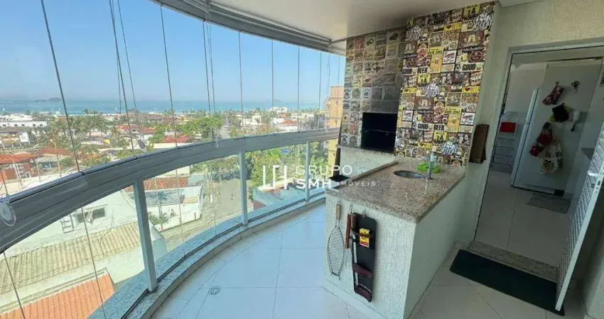 Apartamento com 3 dormitórios à venda, 126 m² por r$ 1.250.000,00 - enseada - guarujá/sp