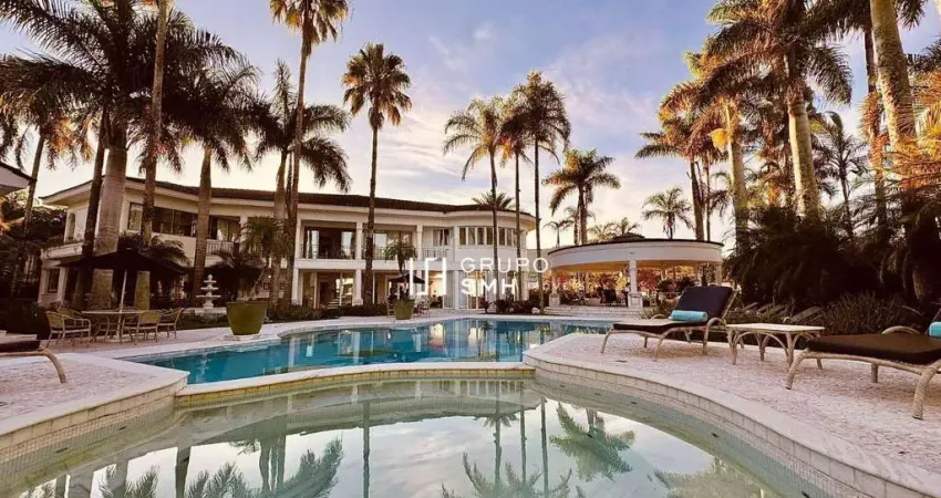 Casa com 7 dormitórios à venda, 1500 m² por r$ 23.000.000,00 - acapulco - guarujá/sp