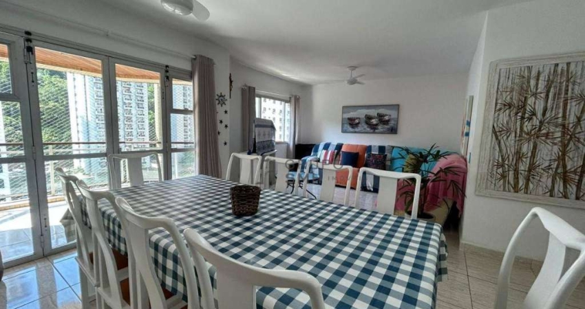 Apartamento com 3 dormitórios à venda, 112 m² por R$ 530.000,00 - Barra Funda - Guarujá/SP
