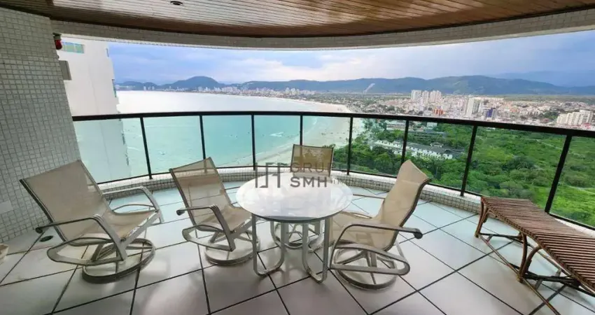 Cobertura com 5 dormitórios à venda, 420 m² por R$ 4.500.000 - Praia da Enseada - Tortugas - Guarujá/SP