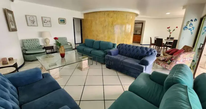 Cobertura com 5 dormitórios à venda, 420 m² por r$ 4.500.000,00 - praia da enseada - tortugas - guarujá/sp