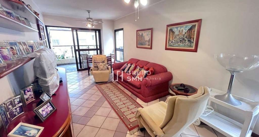 Apartamento com 3 dormitórios à venda, 140 m² por R$ 700.000 - Pitangueiras - Guarujá/SP