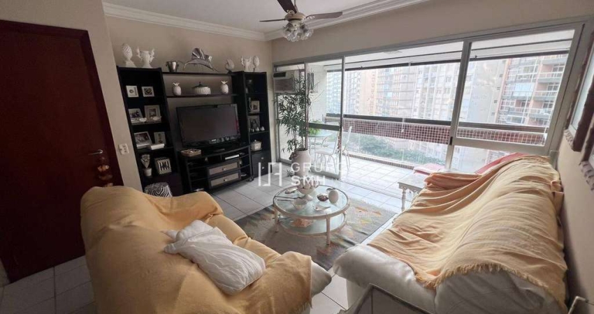 Apartamento com 3 dormitórios à venda, 115 m² por R$ 636.000,00 - Pitangueiras Frente Mar - Guarujá/SP
