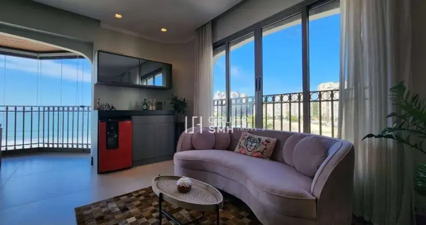 Apartamento com 4 dormitórios à venda, 215 m² por r$ 2.600.000,00 - astúrias frente mar - guarujá/sp