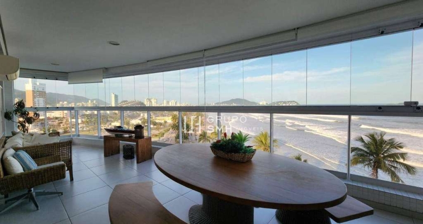 Apartamento com 5 dormitórios à venda, 206 m² por R$ 3.200.000,00 - Enseada Frente Mar - Guarujá/SP
