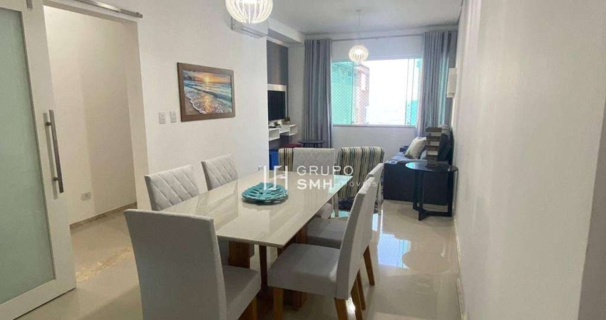 Apartamento com 3 dormitórios à venda, 124 m² por R$ 630.000 - Vista Mar - Praia das Pitangueiras - Guarujá/SP
