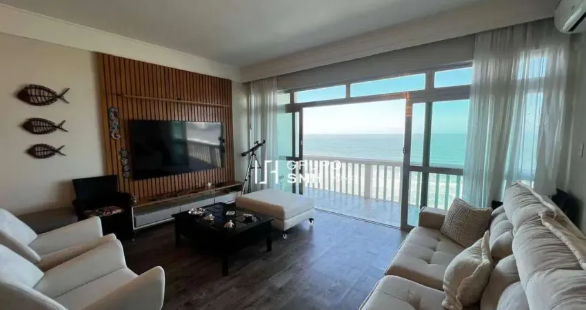 Apartamento com 3 dormitórios à venda, 215 m² por r$ 1.500.000,00 - pitangueiras frente mar - guarujá/sp